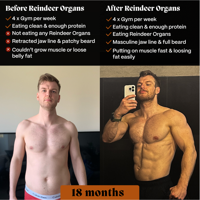 Primal Testosterone Booster | UK's First Reindeer Supplement